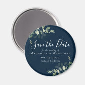 Eucalyptus Wedding Save the Date Magnet (Voorkant / Achterkant)