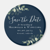 Eucalyptus Wedding Save the Date Magnet (Voorkant)