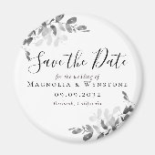 Eucalyptus Wedding Save the Date Magnet (Voorkant)