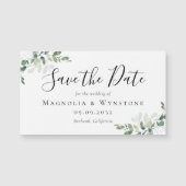 Eucalyptus Wedding Save the Date Magnetic Kaart (Voorkant)