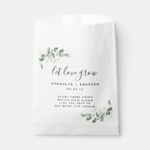 Eucalyptus Wedding Seed Packet Bedankzakje (Voorkant)