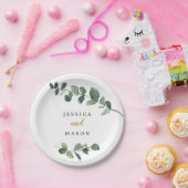 Eucalyptus Wedding Shower Paper Bord (Feest)