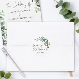 Eucalyptus Wedding Stickers