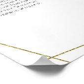 Eucalyptus Wedding Table Zetel Poster (Hoek)