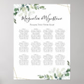 Eucalyptus Wedding Table Zetel Poster (Voorkant)