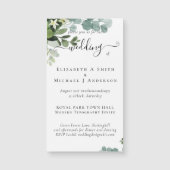 Eucalyptus Wedding Waterverf Greenery Invitations (Voorkant)