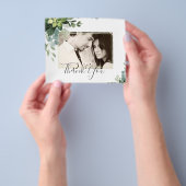 Eucalyptus Wedding - Waterverf groene bladeren Flyer (Hand)