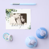 Eucalyptus Wedding - Waterverf groene bladeren Flyer (Enkel)