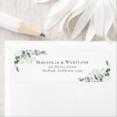 Eucalyptus Weduwlabel retouradres Etiket (Insitu)