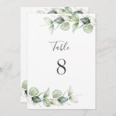 Eucalyptus Weduwschap Afwerptabel Nummer (Voorkant / Achterkant)