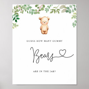 Eucalyptus weinig beer voorspelt hoeveel gomachtig poster