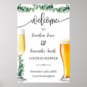 Eucalyptus Welkom Koppels Douche Bubbels & Brouwse Poster