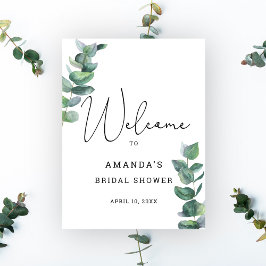 Eucalyptus - Welkomstteken Vrijgezellenfeest Poster