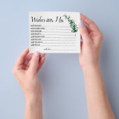 Eucalyptus Wensen voor de Aankomende Mrs kaart (Hand)