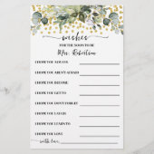 Eucalyptus wenst dat de Binnenkort Mrs. Card Flye Flyer (Voorkant)