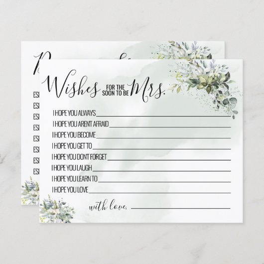 Eucalyptus wenst dat mevrouw de commissaris binnen (Voorkant / Achterkant)