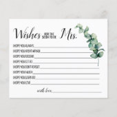 Eucalyptus wenst dat mevrouw de commissaris binnen flyer (Voorkant)