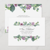 Eucalyptus Weve Moved New Address Botanical Moving (Voorkant / Achterkant)