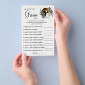 Eucalyptus What groom say Vrijgezellenfeest game c Flyer (Hand)