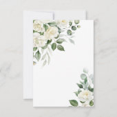 Eucalyptus White Sympathy Geheugen Dank u kaart (Achterkant)