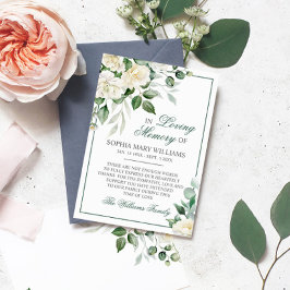 Eucalyptus White Sympathy Geheugen Dank u kaart