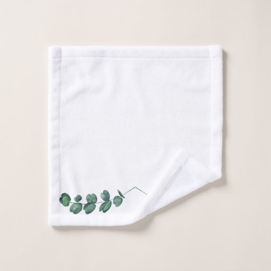 Eucalyptus White Towel set Bad Handdoek (Wasdoekje)