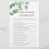 Eucalyptus - Wie kent het beste spel met bruid (Voorkant)