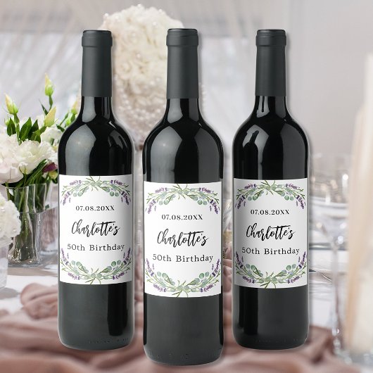 Eucalyptus Wijn Etiket