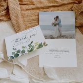 Eucalyptus & Wijze Binnenfoto Bedankkaart