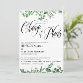 Eucalyptus Wijziging plannen uitgesteld huwelijk Kaart (Staand voorkant)