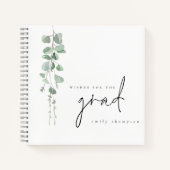 Eucalyptus Wishes for Afstudeerder Afstuderen Gues Notitieboek (Voorkant)