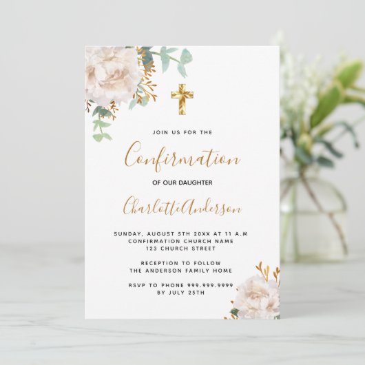 Eucalyptus witte bloem bevestiging kaart (Staand voorkant)