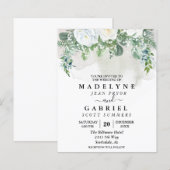 Eucalyptus Witte Bloem Bruiloft Budget Bloemen (Voorkant / Achterkant)