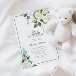 Eucalyptus Witte Bloemen Baby in Bloom Douche Kaart