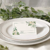 Eucalyptus Witte Bloemen Trouwplaats Kaart Plaatskaartje