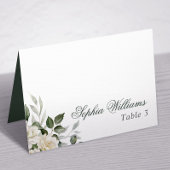 Eucalyptus Witte Bloemen Trouwtafel Kaart