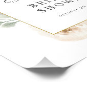 Eucalyptus Witte Bloemige Bruidsdouche Welkom Foto Afdruk (Hoek)