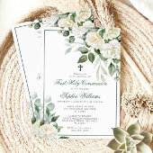 Eucalyptus witte uitnodiging voor de eerste commun