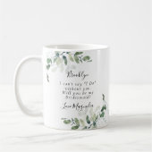 Eucalyptus word je mijn Bridesmaid? Voorstel Koffiemok (Links)