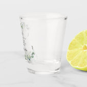 Eucalyptus word je mijn Bridesmaid? Voorstel Shot Glas (Rechts)
