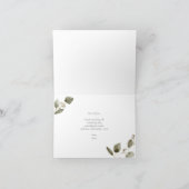 Eucalyptus Wreate zal mijn Bridesmaid zijn Kaart (Binnen)