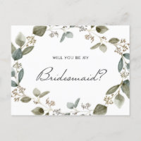 Eucalyptus Wreate zal mijn Bridesmaid zijn