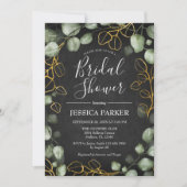 Eucalyptus Wreath Chalkboard Vrijgezellenfeest Kaart (Voorkant)