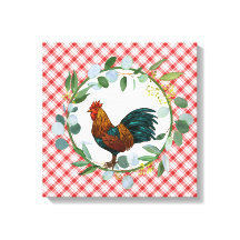 Eucalyptus Wreath & Rooster Farmhouse