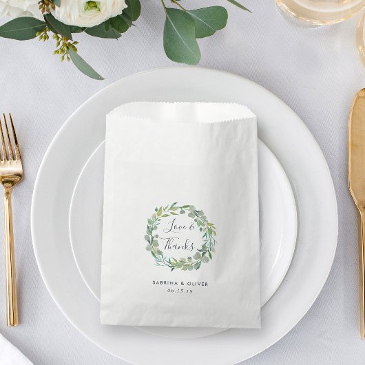 Eucalyptus Wreath Weddenschap Bedankt Bedankzakje