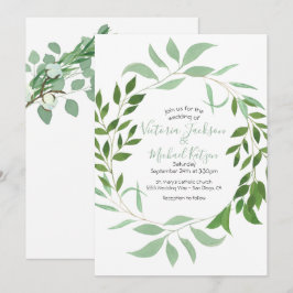 Eucalyptus Wreath Weddenschap Kaart