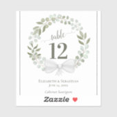 Eucalyptus Wreath Weddenschappen Sticker (Vel)