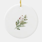 Eucalyptus Wreaths We verwachten ouders Keramisch Ornament (Achterkant)
