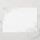 Eucalyptus zal je mijn bruidsmeisje voorstel zijn folie uitnodiging (Achterkant)