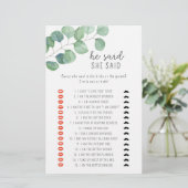 Eucalyptus zei dat ze vrijgezellenfeest spel zei (Staand voorkant)